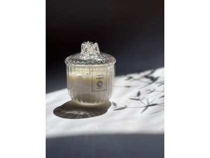 Sakura svíčka Napaditý Ambre