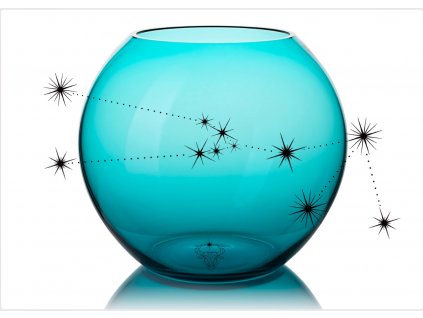 Býk pískovaný horoskop váza